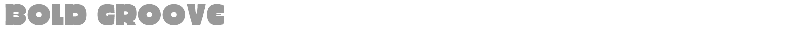 Bold Groove font preview